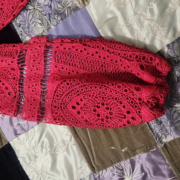 Blue Blush Crochet Body Suit - Picture 2 of 7